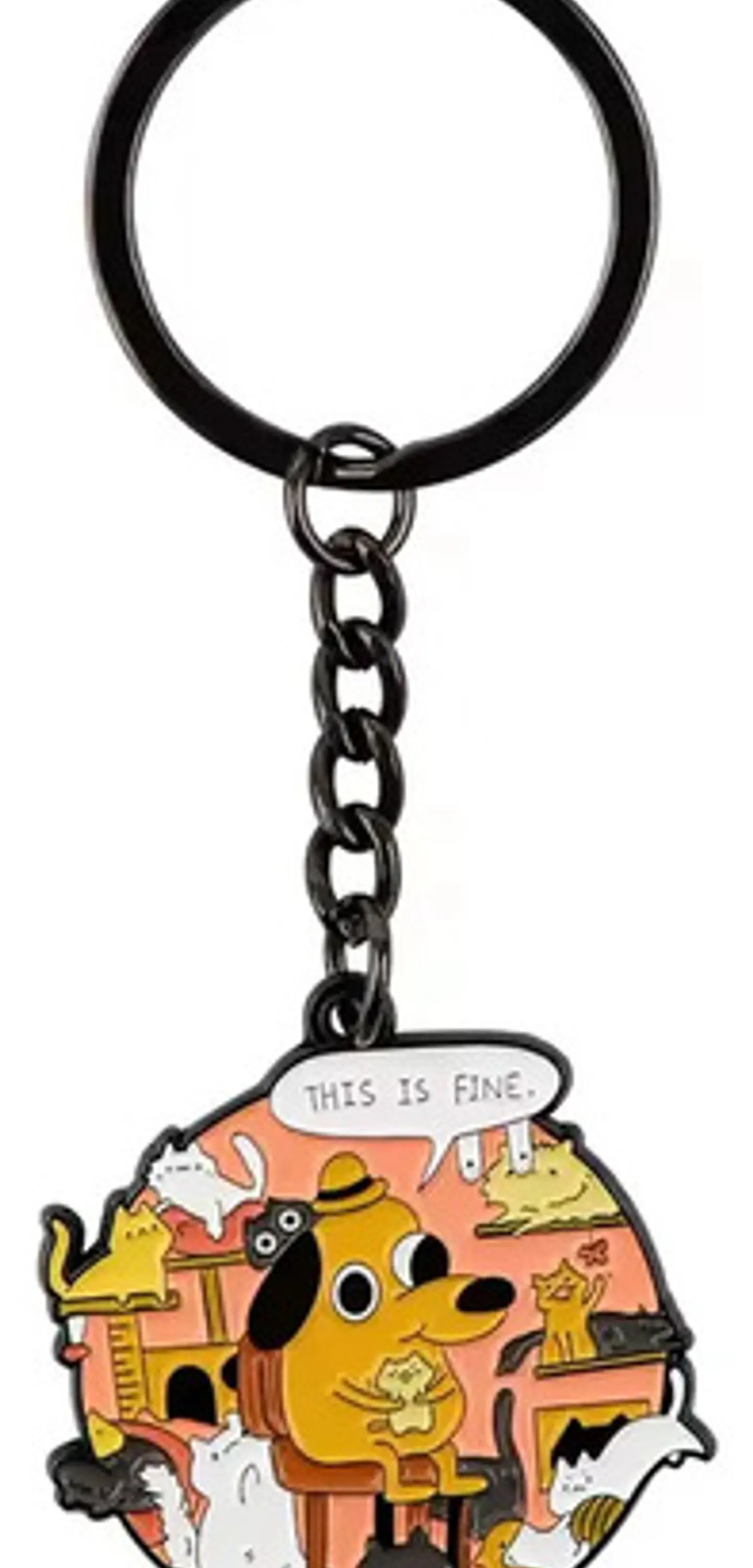 Llaveros De This Is Fine / Colgantes 1