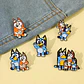 Pins De Bluey / Bluey Y Sus Amigos / Broches Metálicos - Miniatura 4