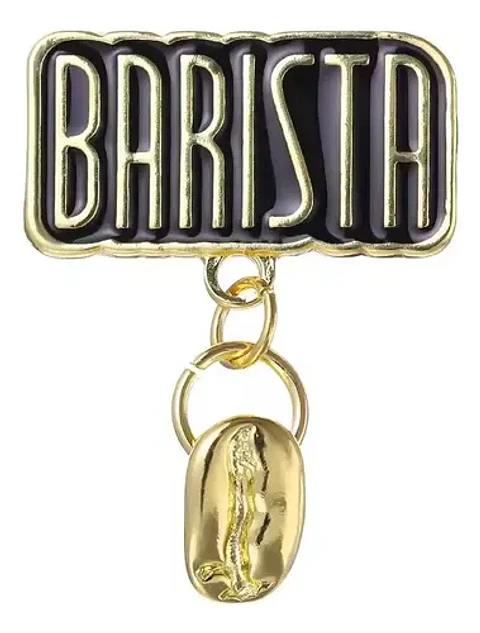 Pins De Barista /  I Love Baristas / Broches Metálicos