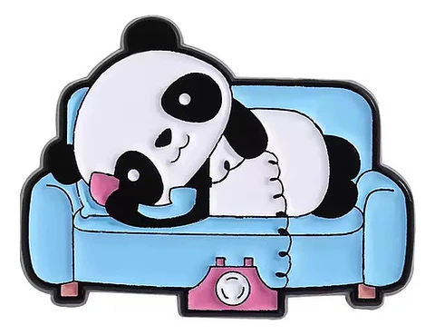 Pins De Panda Kawaii / I Love Panda / Pines Metalicos