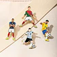 Pins De Estrellas Del Futbol / Futbol / Broches Metálicos - Miniatura 2