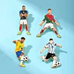 Pins De Estrellas Del Futbol / Futbol / Broches Metálicos - Miniatura 3