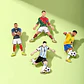 Pins De Estrellas Del Futbol / Futbol / Broches Metálicos - Miniatura 4