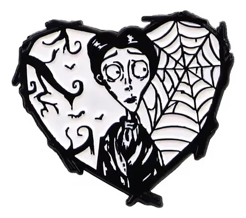 Pins Del Cadáver De La Novia / Tim Burton / Pines Metálicos