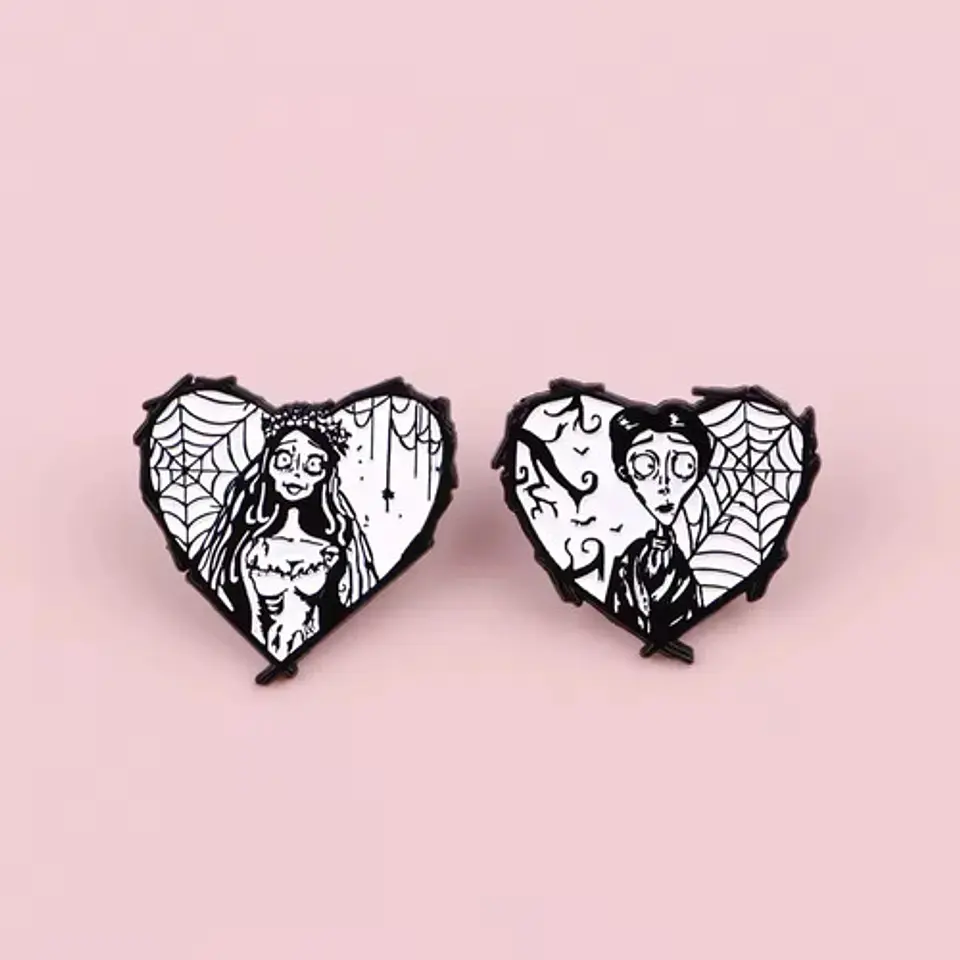Pins Del Cadáver De La Novia / Tim Burton / Pines Metálicos 2