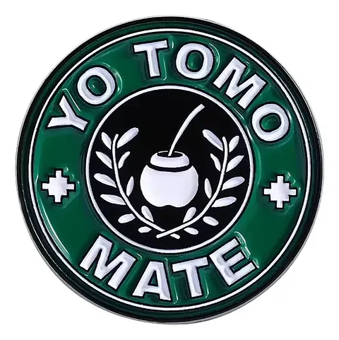 Pins De Yo Tomo Mate /  I Love Mate / Broches Metálicos