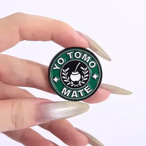 Pins De Yo Tomo Mate /  I Love Mate / Broches Metálicos
