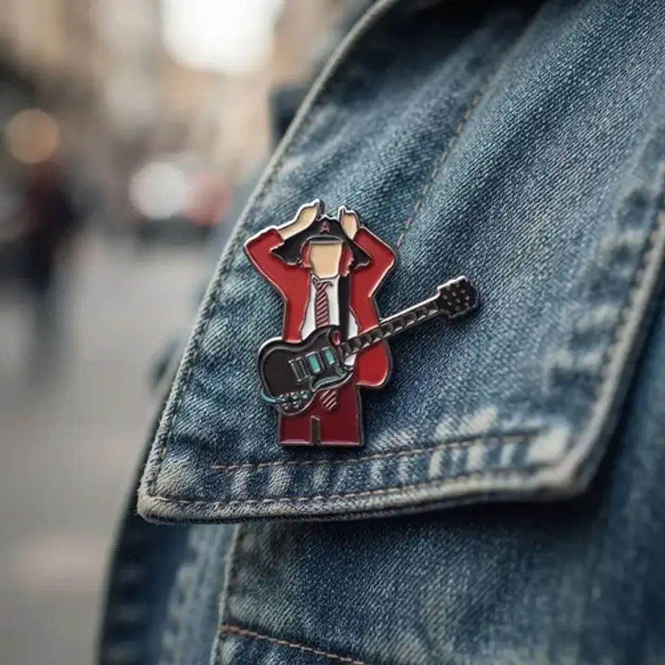Pins De Ac/dc / Angus Young / Broches Metálicos 3
