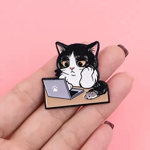 Pins De Gatitos / Gatos Kawaii / Pines Metálicos (broches)