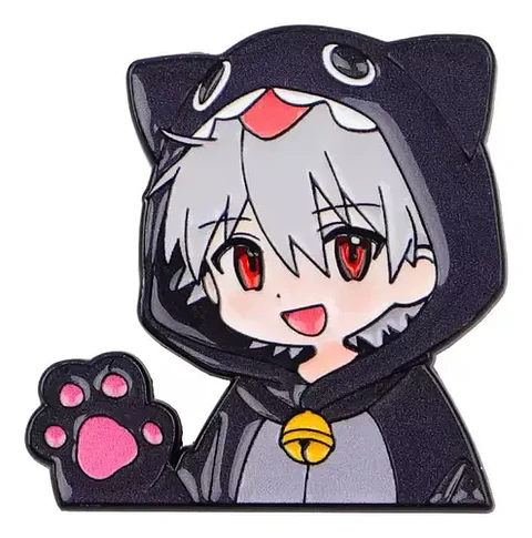 Pins De Kaworu Nagisa / Evangelion / Broches Metálicos