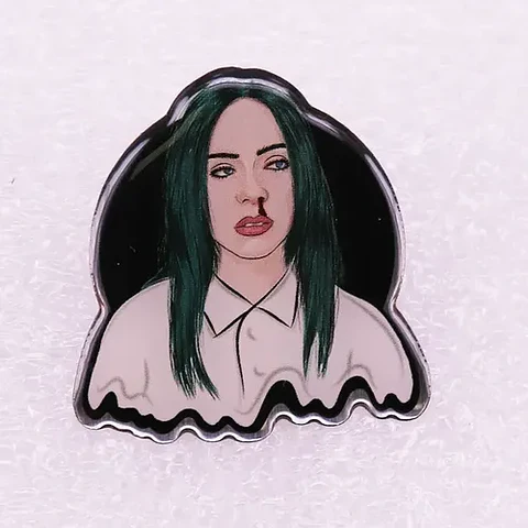 Pins De Billie Eilish / Billie Eilish / Broches Metálicos