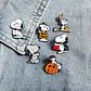Pins De Snoopy / Peanuts / Broches Metálicos - Miniatura 2