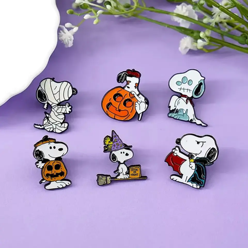Pins De Snoopy / Peanuts / Broches Metálicos 3
