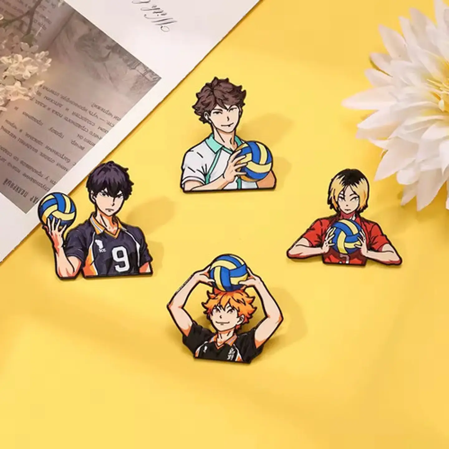 Pins De Haikyuu/ Haikyuu / Pines Metálicos (broches) 3