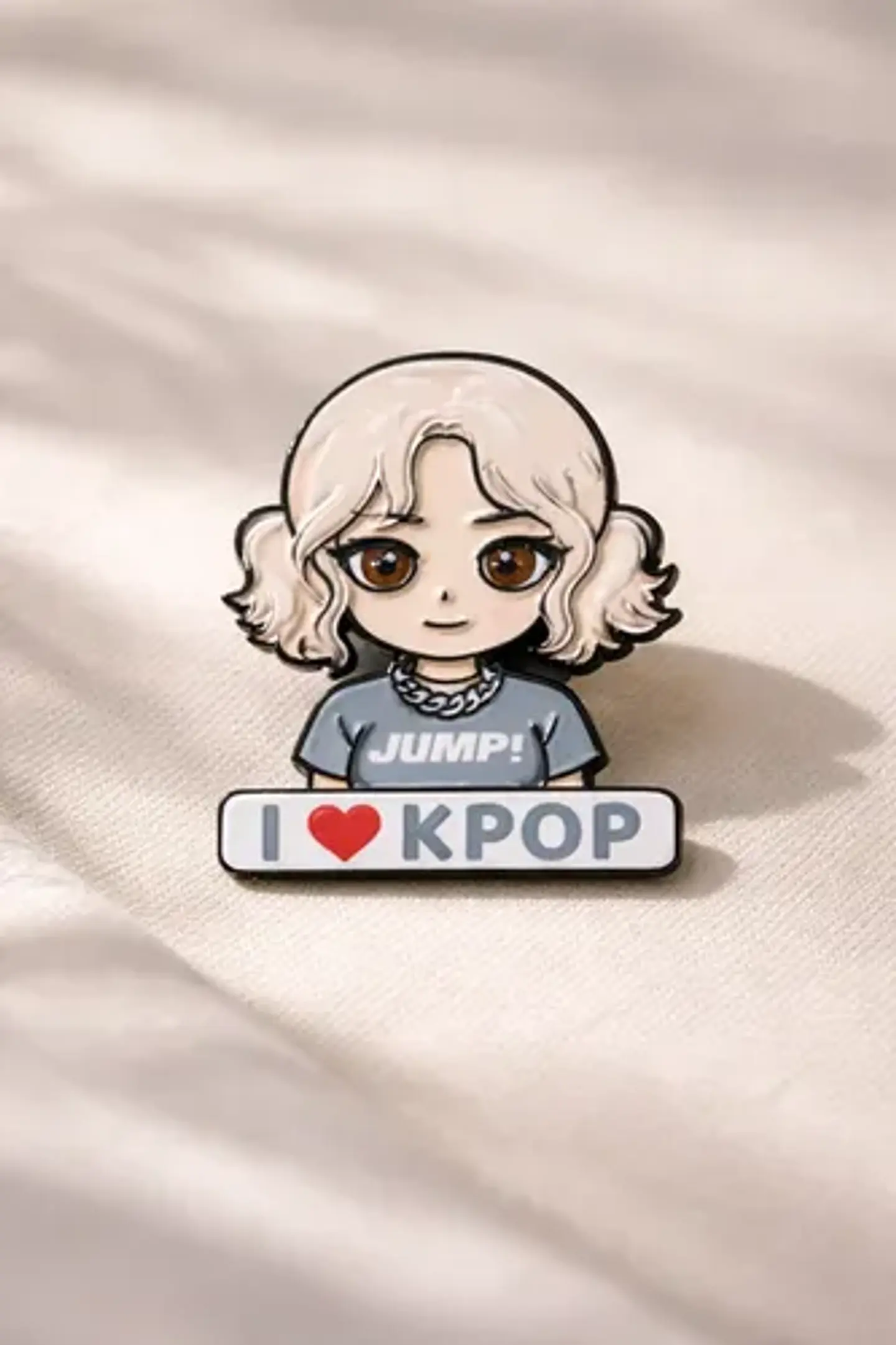 Pins De I Love K Pop / I Love K Pop /  Broches Metálicos 1