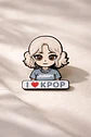 Pins De I Love K Pop / I Love K Pop /  Broches Metálicos - Miniatura 1