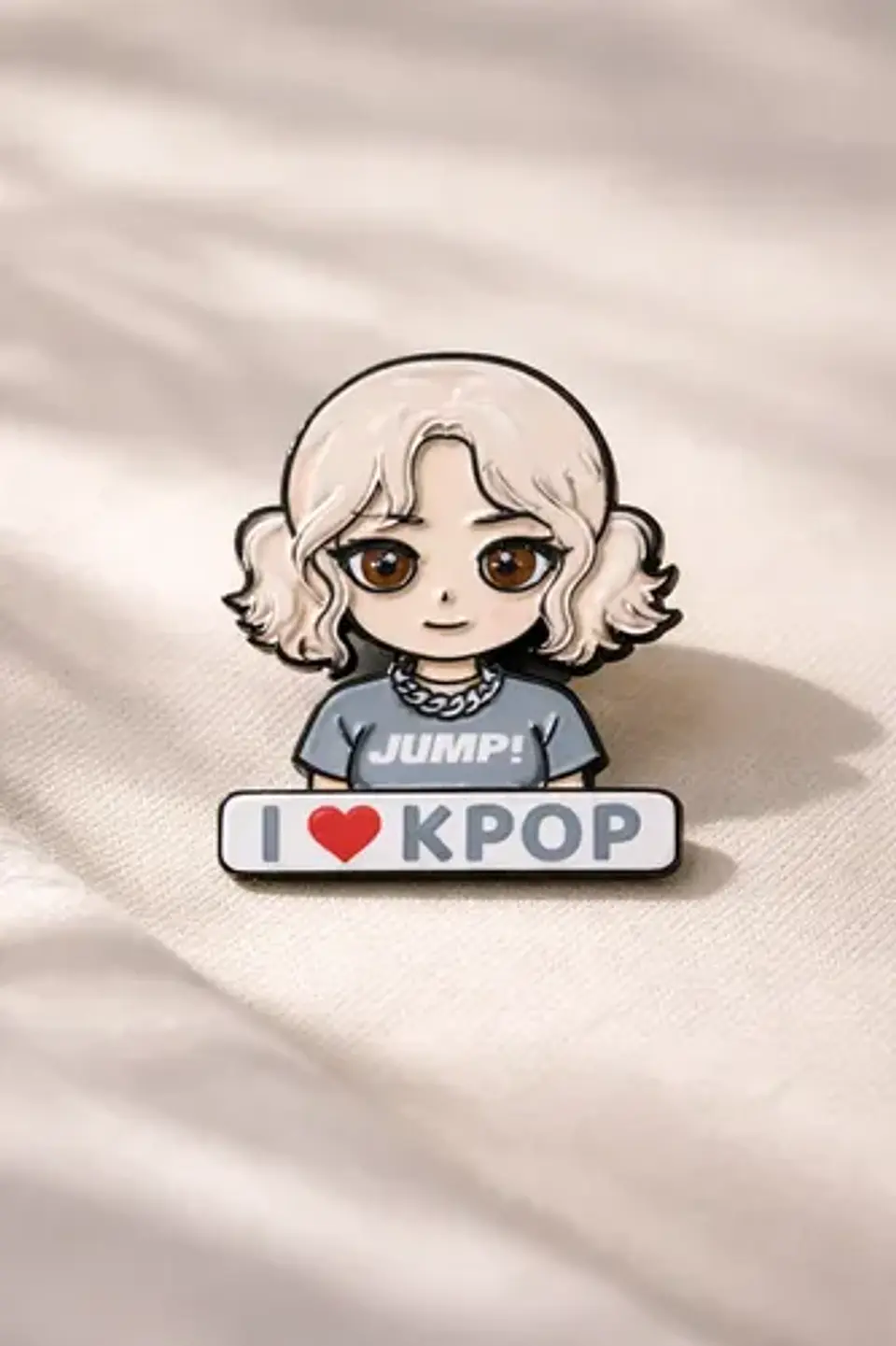 Pins De I Love K Pop / I Love K Pop /  Broches Metálicos 1