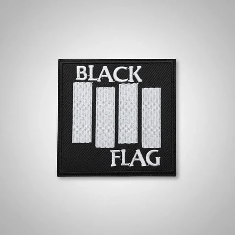 Parches Para Ropa - Black Flag / Termoadhesivo