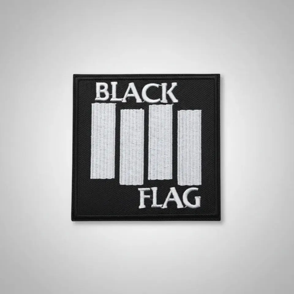 Parches Para Ropa - Black Flag / Termoadhesivo 1