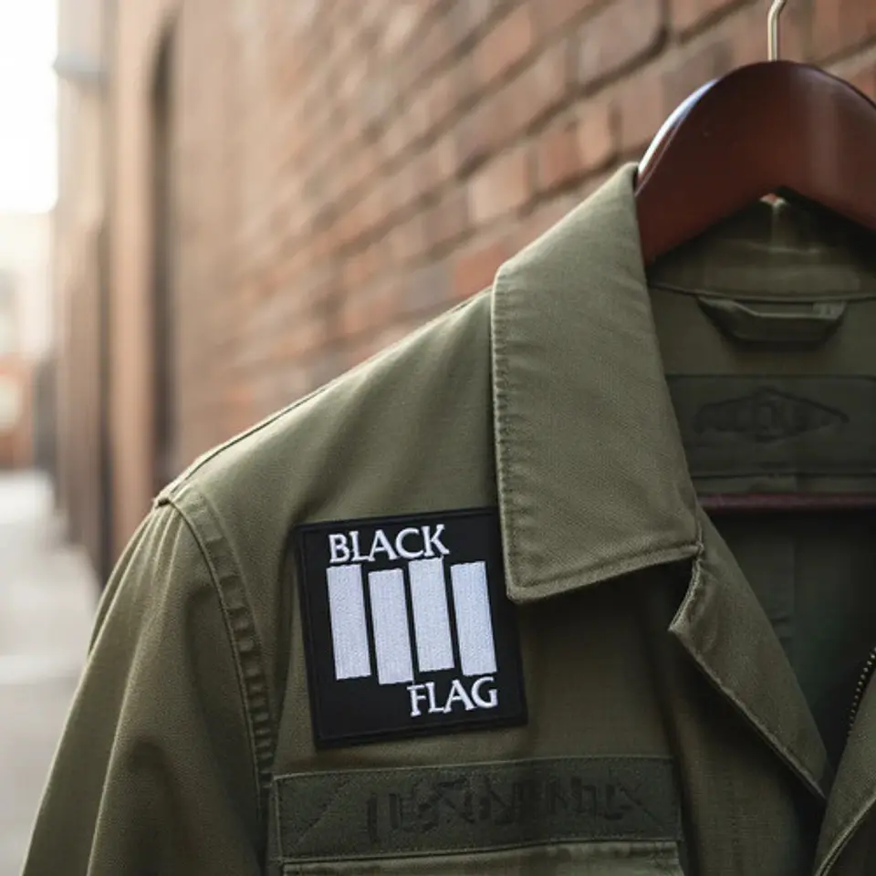 Parches Para Ropa - Black Flag / Termoadhesivo 2