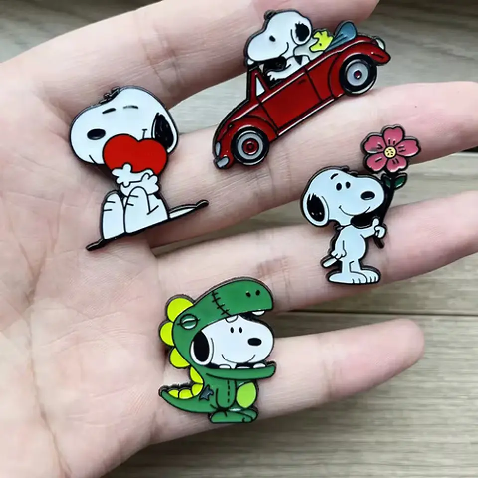 Pins De Snoopy / Peanuts / Pines - Broches Metálico 3