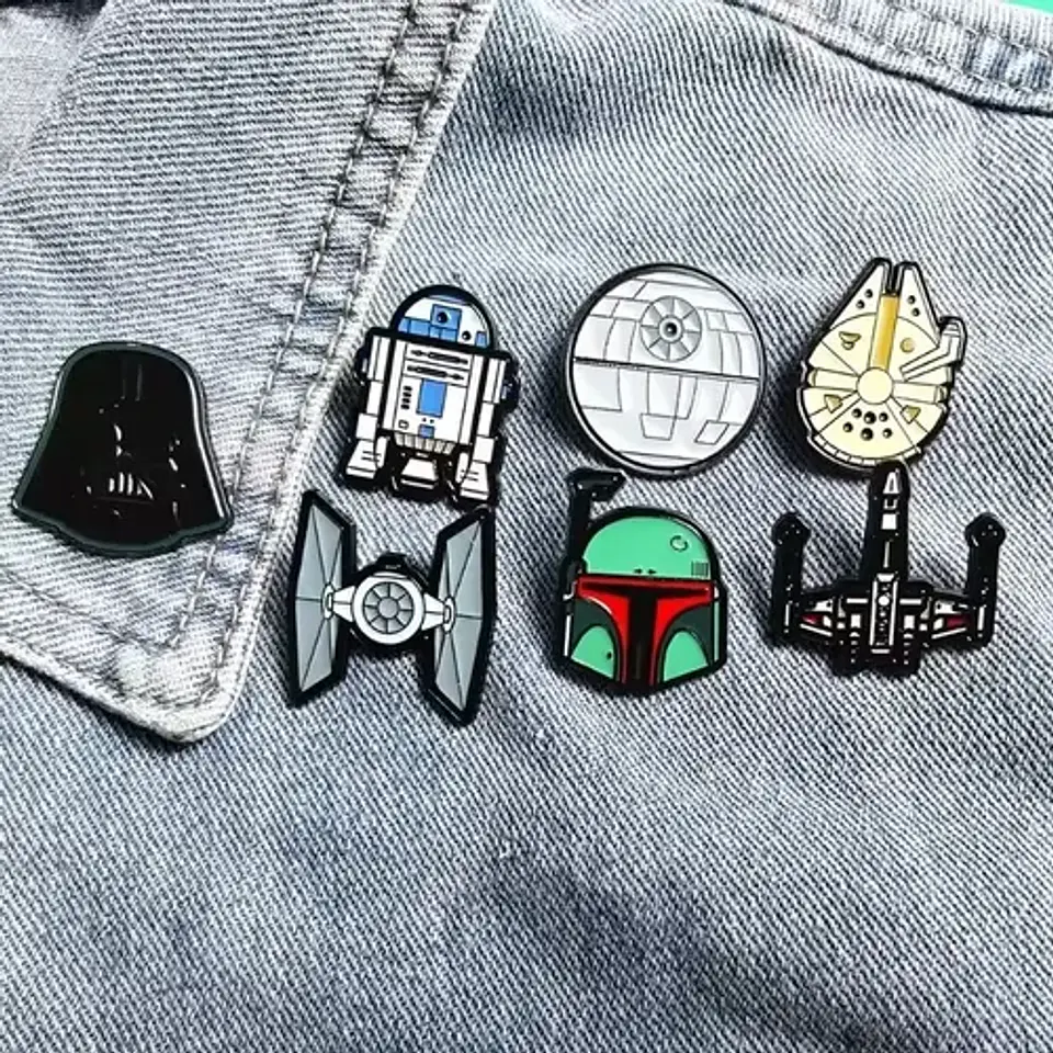 Pins De R2-d2 / Star Wars / Broches Metálicos (pines) 3