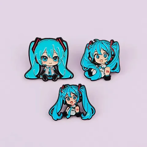 Pins De Miku Hatsune / Hatsune Miku / Pines Metalicos