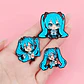 Pins De Miku Hatsune / Hatsune Miku / Pines Metalicos - Miniatura 3