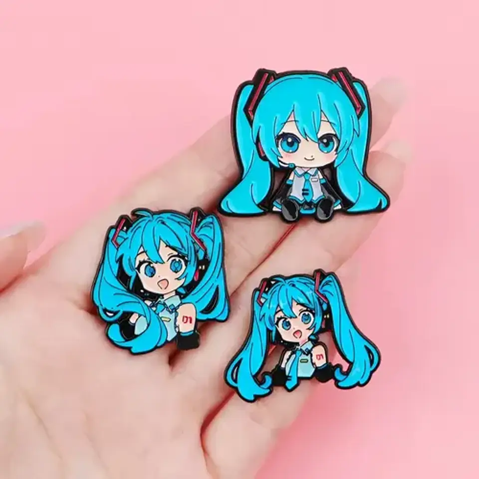 Pins De Miku Hatsune / Hatsune Miku / Pines Metalicos 3