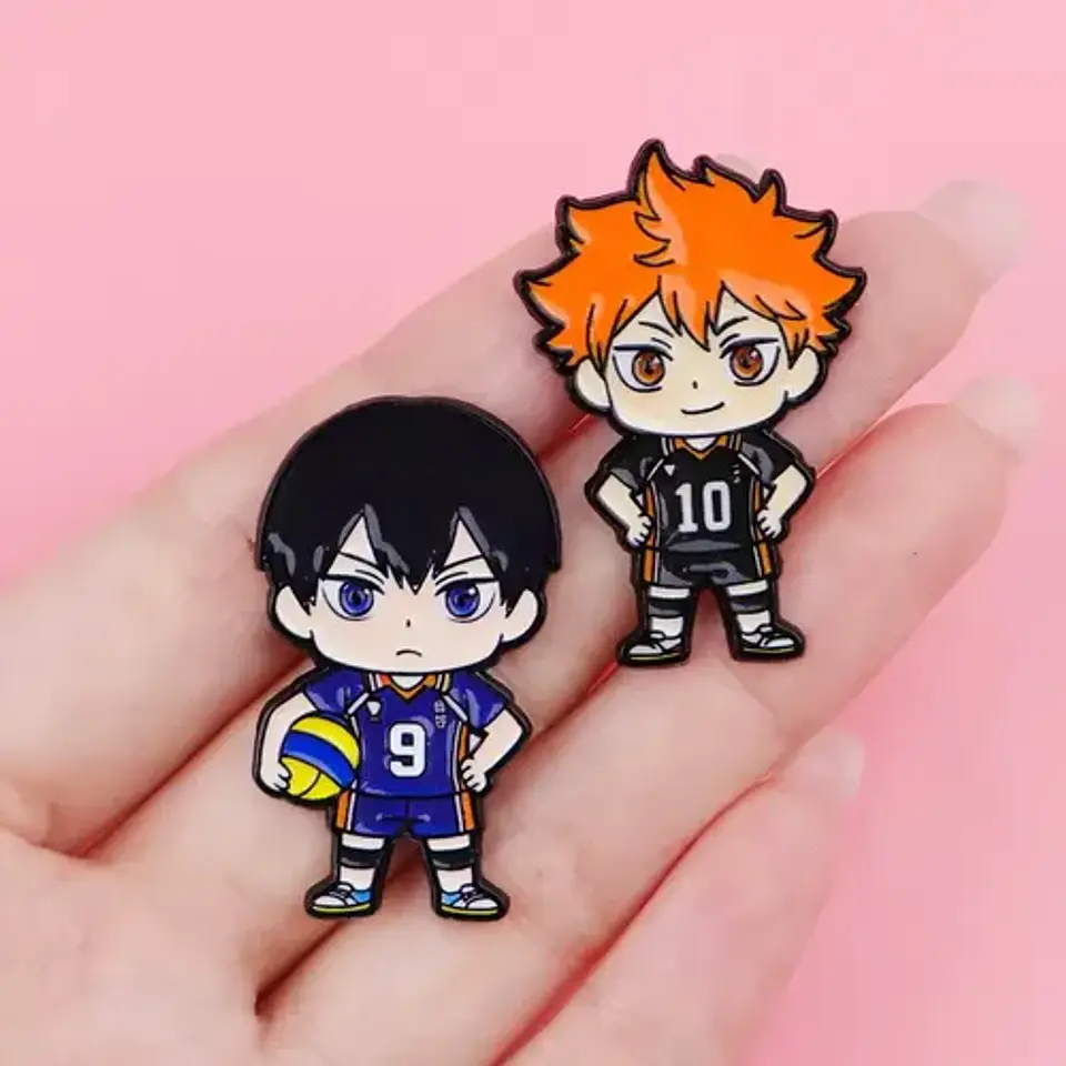 Pins De Shoyo Hinata / Haikyuu! / Pines Metálicos (broches) 2
