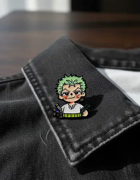 Pins De Roronoa Zoro / One Piece / Broche Metálicos