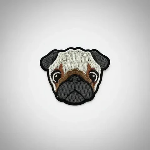 Parches Para Ropa -pug / Termoadhesivo
