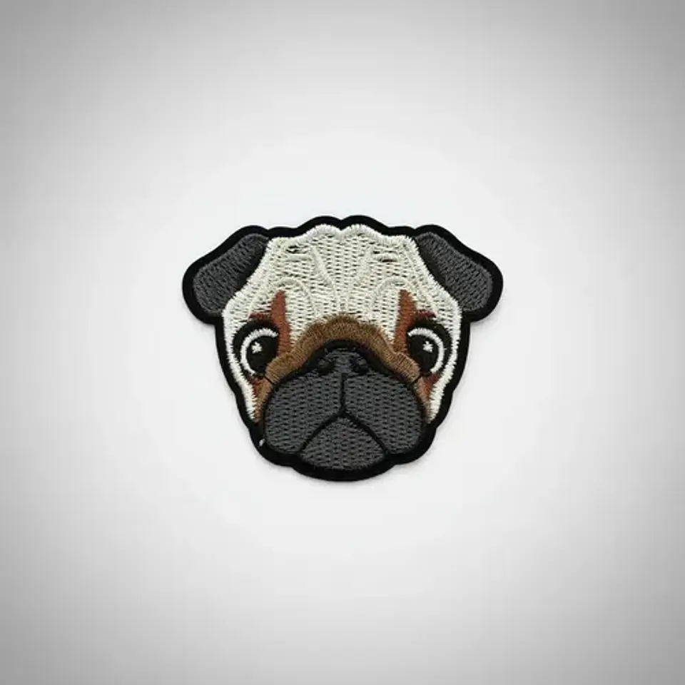 Parches Para Ropa -pug / Termoadhesivo 1