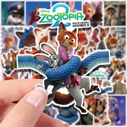 Zootopia 2 - Set De 50 Stickers / Calcomanias