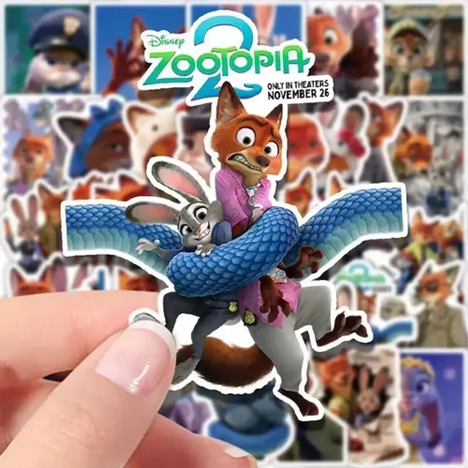 Zootopia 2 - Set De 50 Stickers / Calcomanias 2
