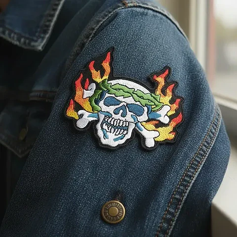 Parches Para Ropa - Calaveras / Termoadhesivo