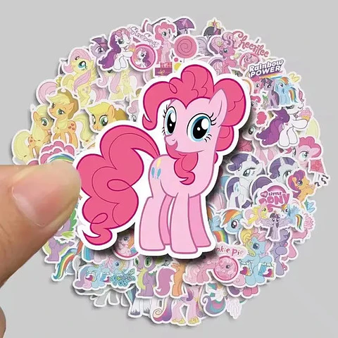 Pack 100 Stickers Demy Little Pony - Pegatinas / Calcomanias