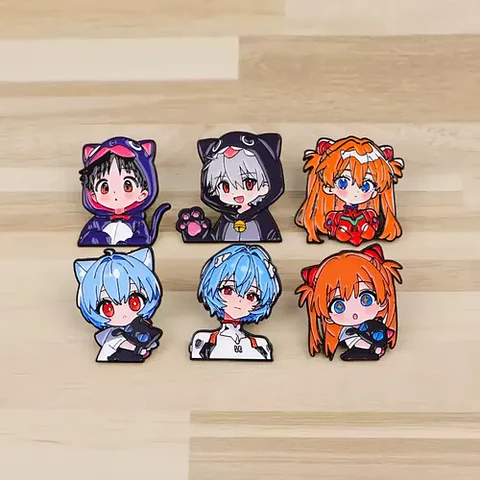 Pins De Khizuka Kuze / Evangelion / Broches Metálicos(pines)