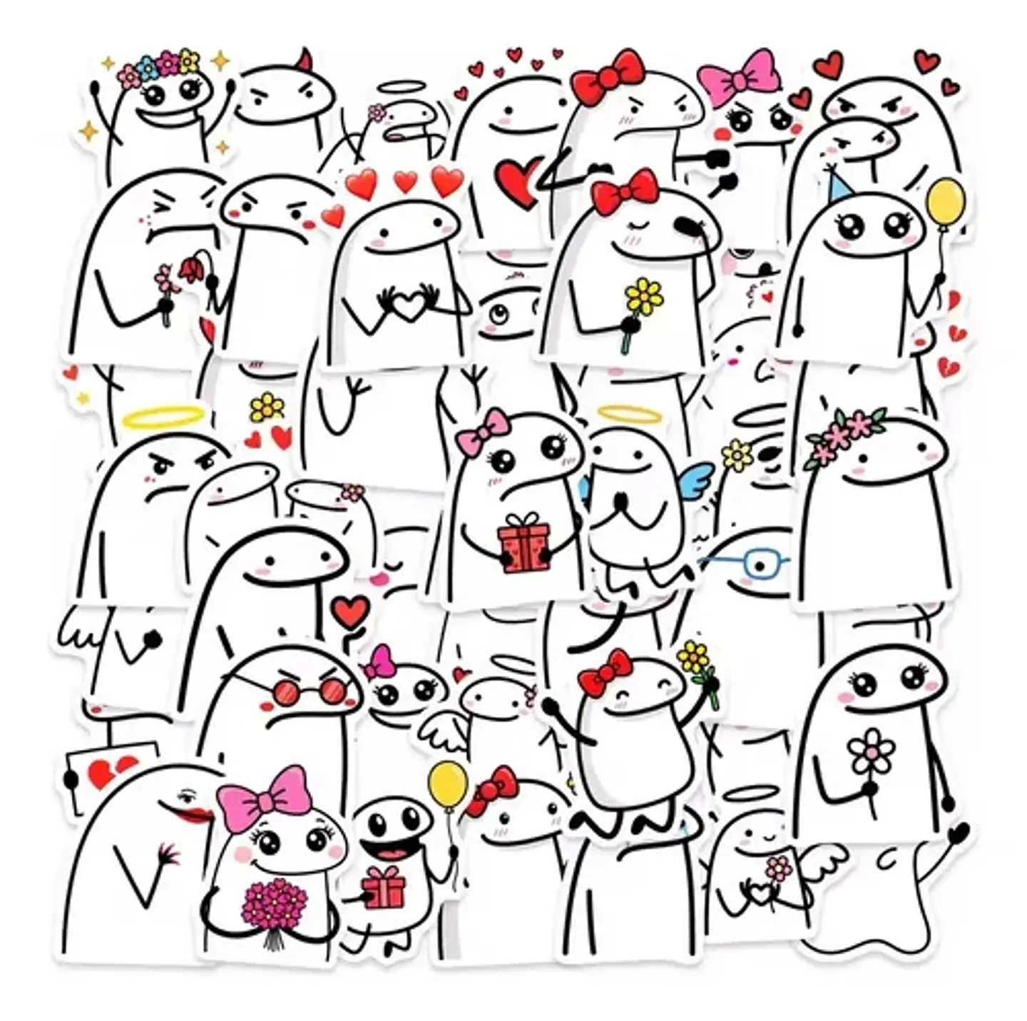 Flork Meme - Set De 50 Stickers / Calcomanias / Pegatinas 1