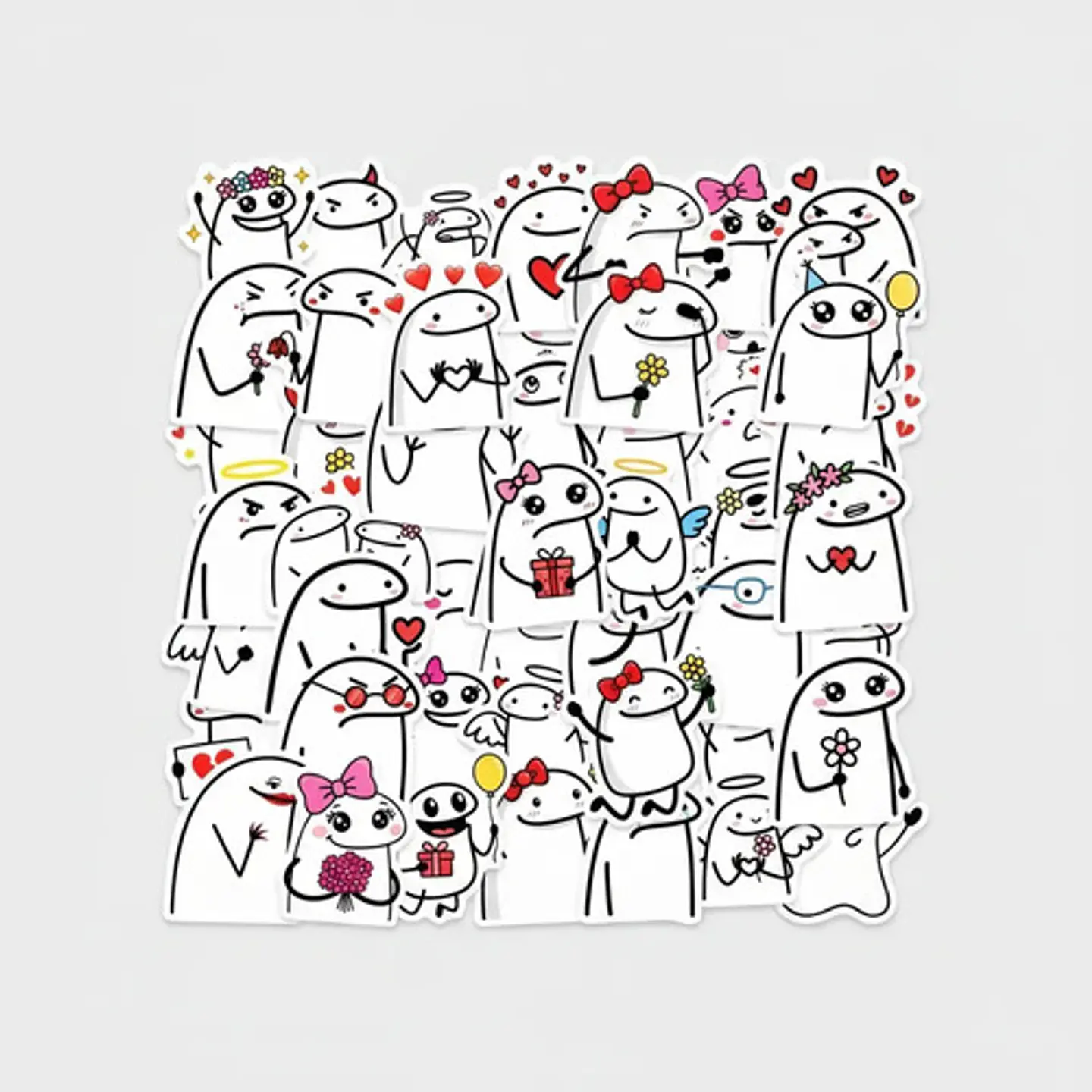 Flork Meme - Set De 50 Stickers / Calcomanias / Pegatinas 3