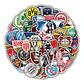 Pack 100 Stickers De Escudos De Futbol - Pegatinas - Miniatura 2