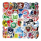 Pack 100 Stickers De Escudos De Futbol - Pegatinas - Miniatura 3