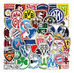 Pack 100 Stickers De Escudos De Futbol - Pegatinas - Miniatura 4