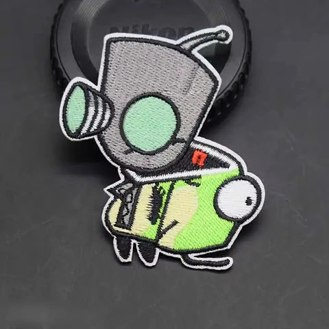 Parches Para Ropa -invasor Zim  / Termoadhesivo