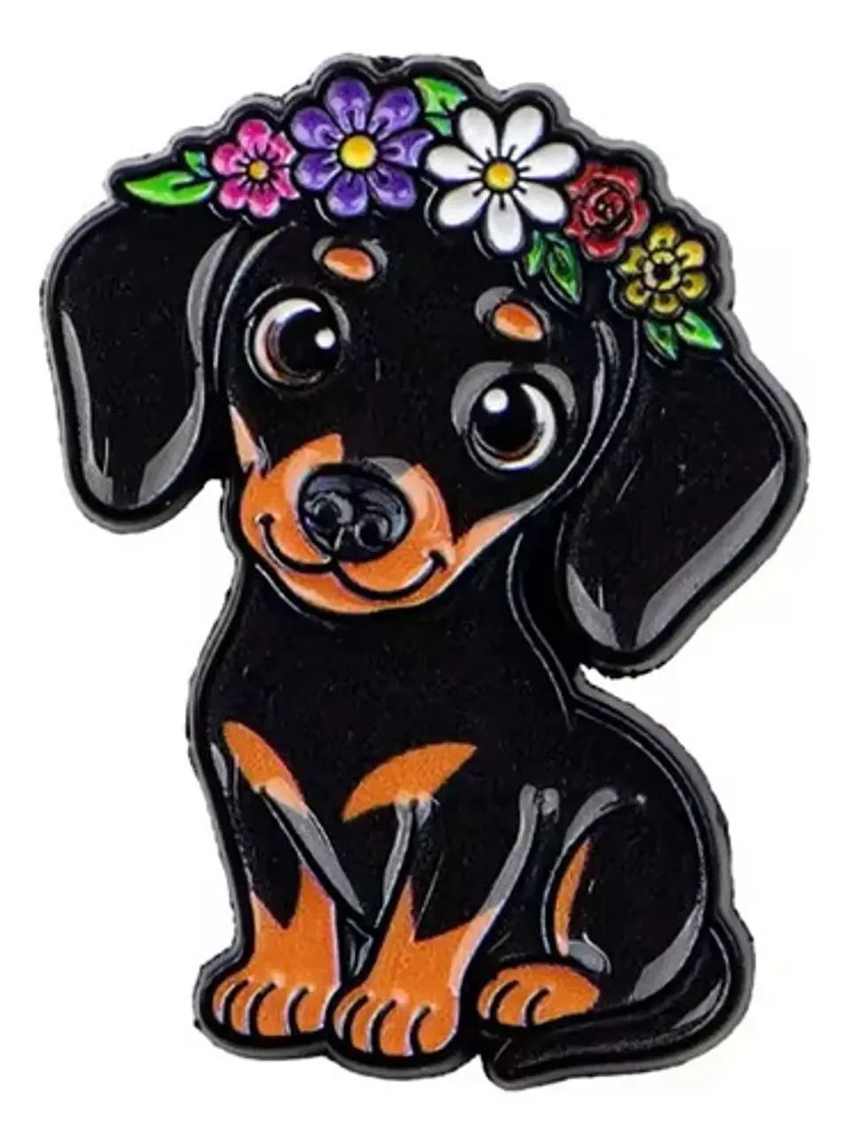 Pins De Perro Salchicha Kawaii / Broches Metálicos (pines) 1