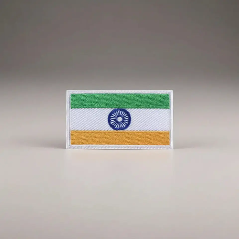 Parches Para Ropa - Bandera De India / Termoadhesivo 1
