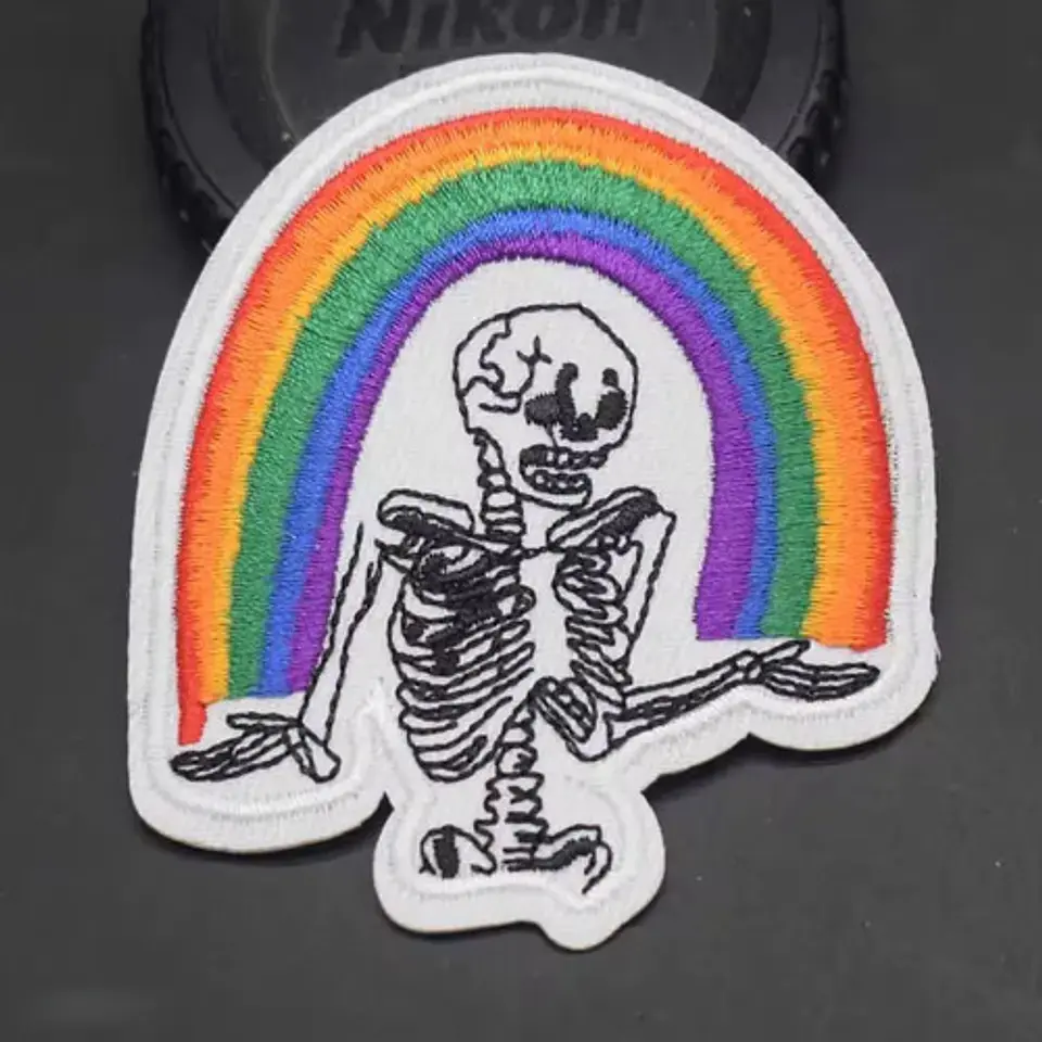 Parches Para Ropa - I Love Calaveras / Termoadhesivo 1