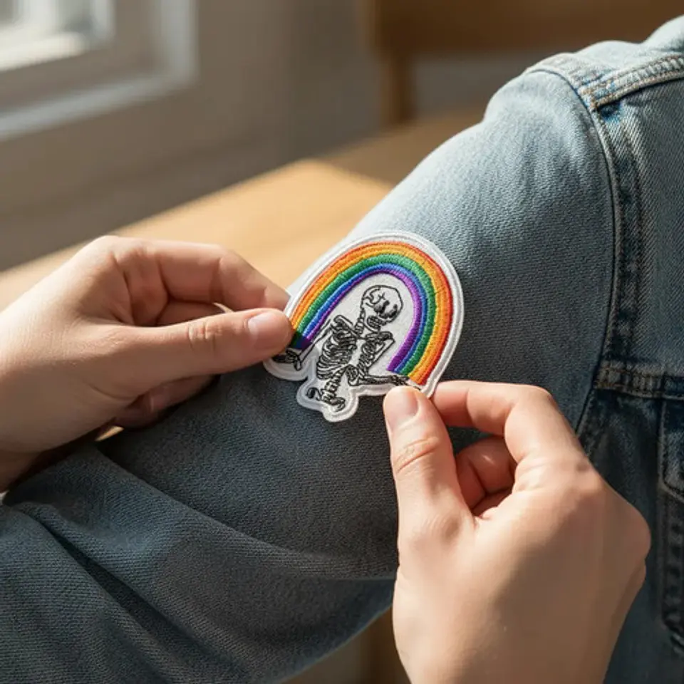 Parches Para Ropa - I Love Calaveras / Termoadhesivo 3