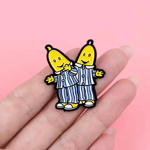 Pins De Bananas En Pijama  / Broches Metálicos (pines)