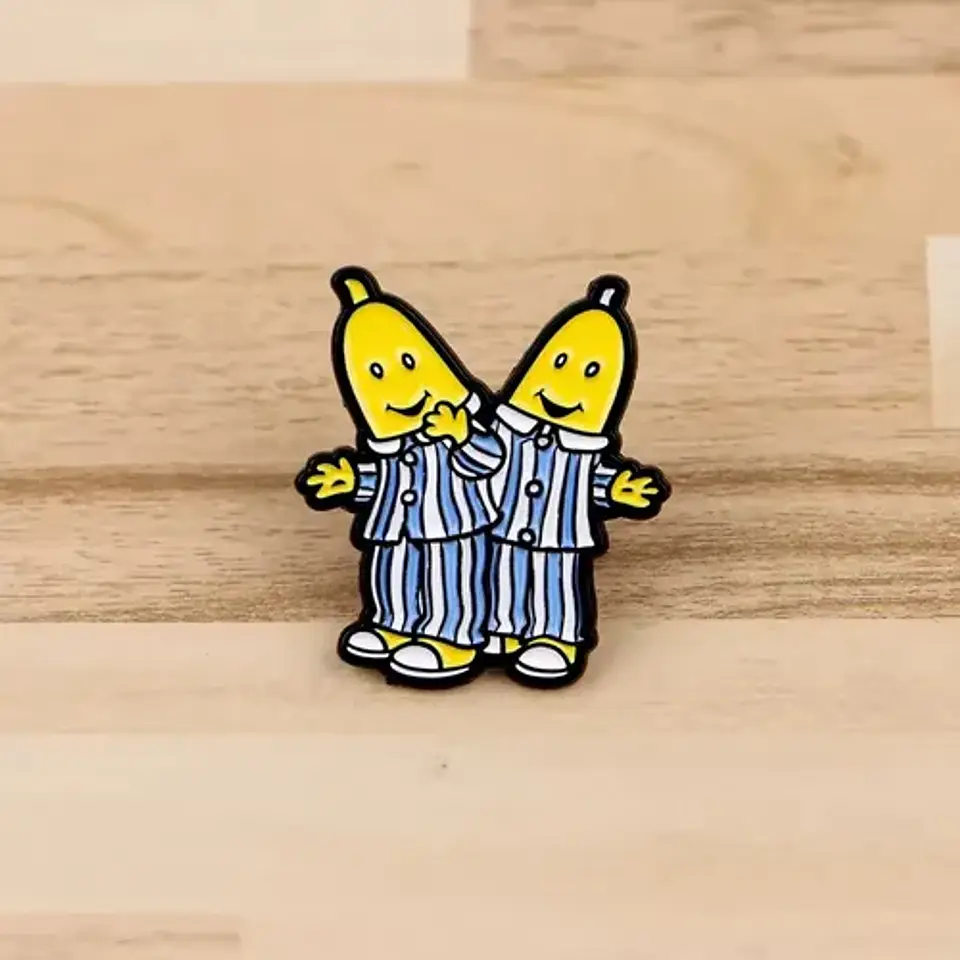 Pins De Bananas En Pijama  / Broches Metálicos (pines) 3